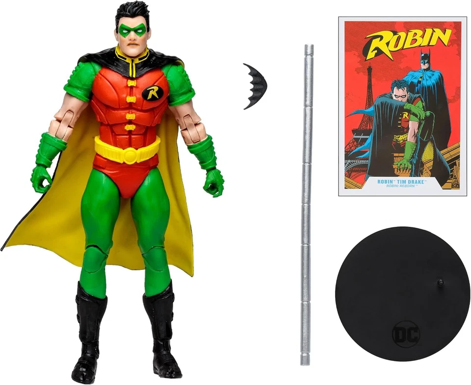 McFarlane DC Comics - Multiverse Tim Drake Robin Reborn 7" Figure - Immagine 2 di 4