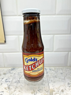 VINTAGE GOLD'S KETCHUP LABEL/CAP/CONTENTS HEMPSTEAD VILLAGE N.Y.