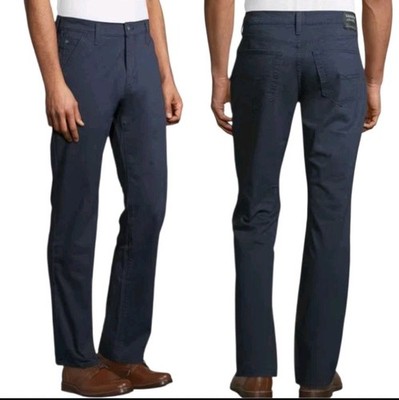 Levis S67 Athletic Flex Hybrid Chino Pants Zip Tech Pocket 33x29.5 Blue