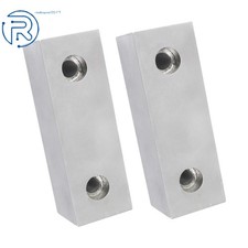6" 2" 2" Aluminum Machinable Soft Vise Jaws 2Pack for 6" Milling Vises