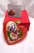 LI BIEN Pier 1 Imports HAPPY HOLIDAYS HEART Ornament 2013 SKU 2703793 ~ NIB