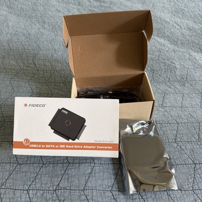 FIDECO USB3.0 TO SATA or IDE Hard Drive Adapter Converter New in Box