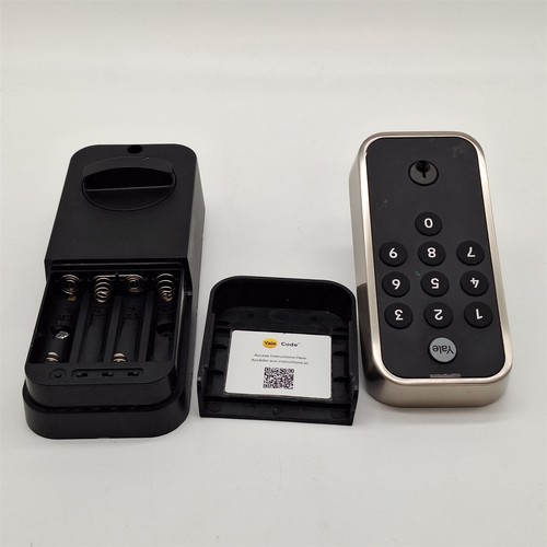 Yale Satin Nickel Code Keypad Deadbolt, Schlüsselloser Zugang, YED210-NR-619 *OHNE SCHLÜSSEL* - Bild 2 von 3