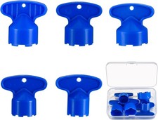 5 Pcs Faucet Aerator Key Removal Wrench Set - Sink Tool for Blue