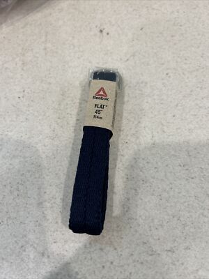 Reebok 45'' Unisex Flat Shoelaces Navy Blue