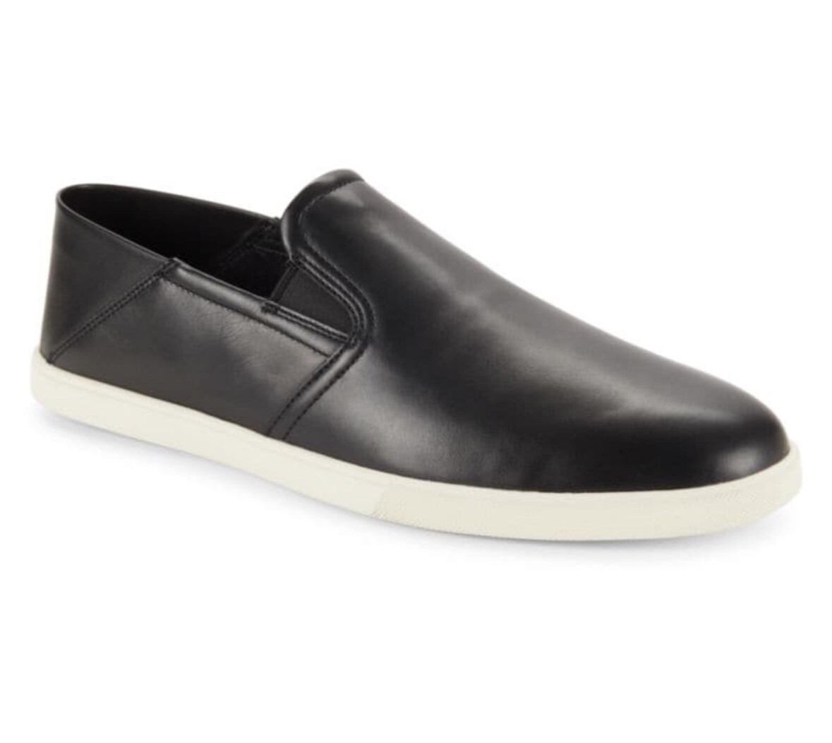 Мужские модные мягкие мокасины из черной кожи Vince Sanders размер 12 29690₽