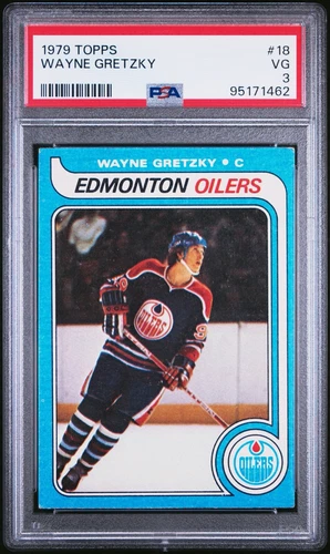1979 TOPPS #18 WAYNE GRETZKY PSA 3 ROOKIE 95171462