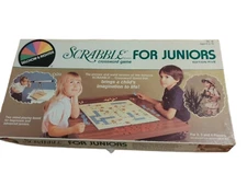Vintage Scrabble for Juniors Crossword Board Game Selchow & Righter Edition 5