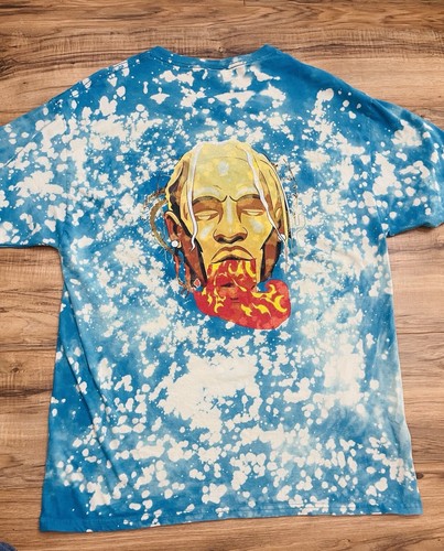 Vintage? Rare? HTF Travis Scott Astroworld Astronaut Blue Tie Dye T-Shirt L - Picture 7 of 11