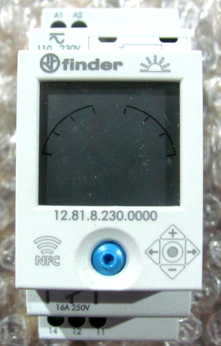 FINDER 12.81.8.230.0000 250V AC / 16A time relay 1 PCS #D7809# - Picture 5 of 10