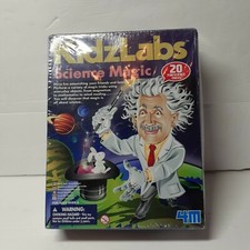 Science Magic 20 Fun Science Tricks KidzLabs 4M New