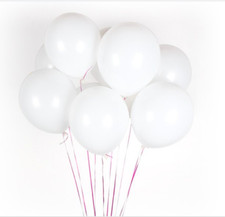 100 LARGE PLAIN 10" BALLOONS BALLONS helium BALLOONS Quality Bday Party BALOONS