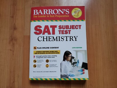 Barron's SAT Subject Test Chemistry 14th Edition