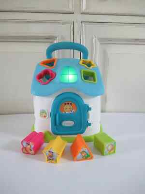 11 Smoby Toy Home Shape Sorting Electronic Bright Blue Cotton Complete