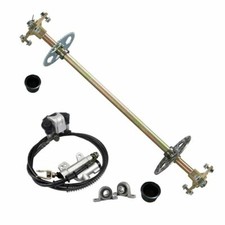 Rear Axle Shaft Hub Kit Brake Disc Rotor for Go Kart Quad Trike Drift Bikes ATV