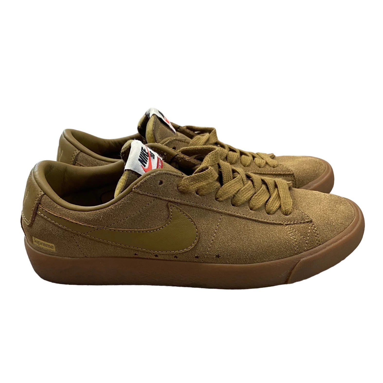 Baskets en daim Nike SB x Supreme Blazer Low GT hommes 7/W 9