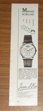 Seltene Werbung vintage JEAN D'EVE MEMORY Mondphasenuhr 1987
