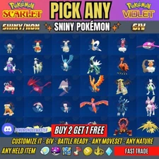 Pokemon Scarlet And Violet  - ✨Ultra Shiny Pokemon ✨6IV, Max EVs,Any Held Item.