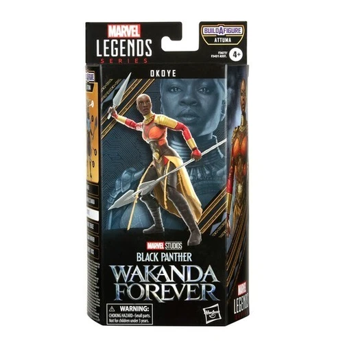 Hasbro Marvel Legends, Okoye, Black Panther, Wakanda Forever, 15 cm, figura de colección
