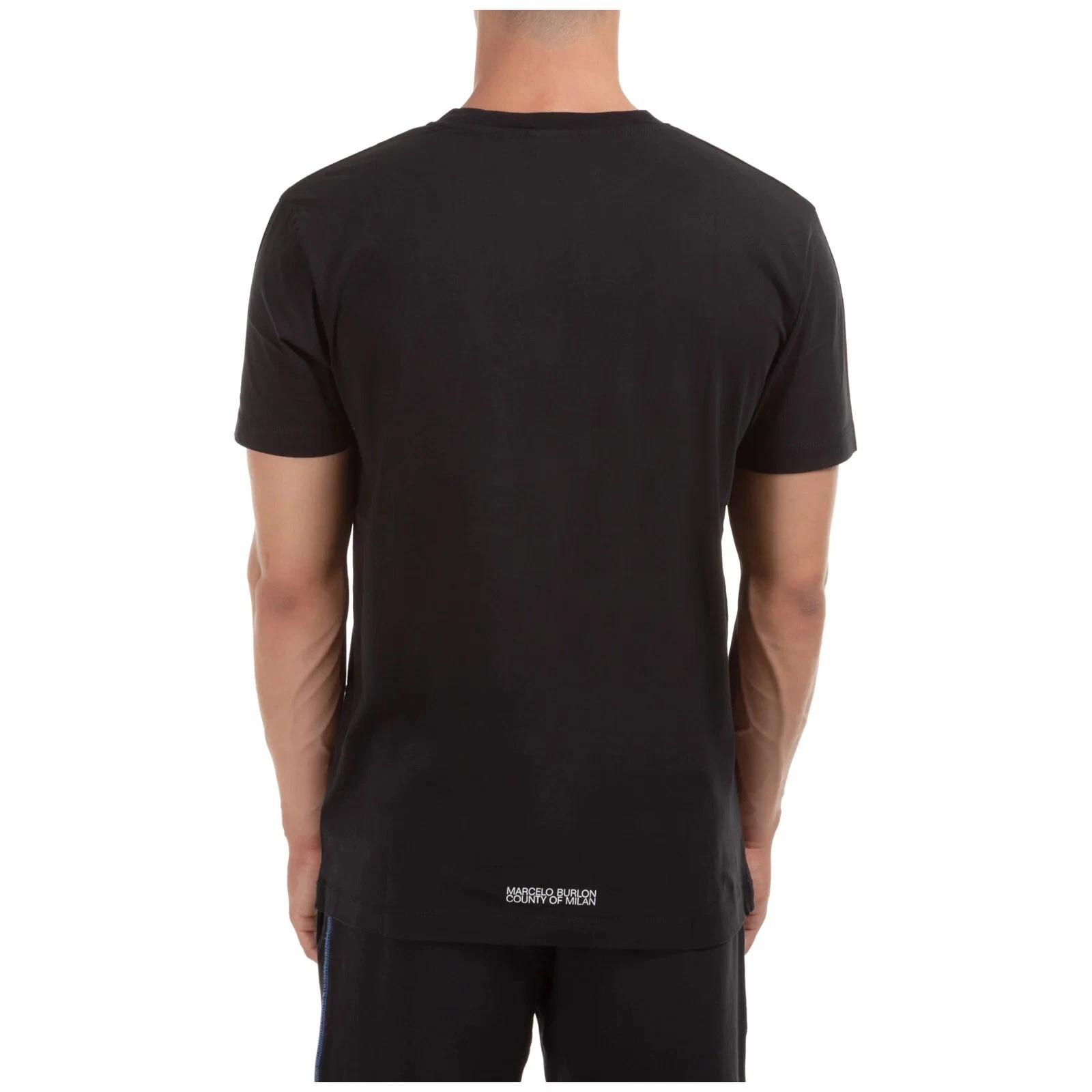 T shirt Marcelo Burlon nera stampa leone astratto Taglia L FW20 $315