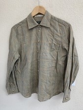 Orvis Tan / Olive Button Up Shirt Size 10