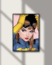 Taylor Swift Batgirl Batman Gotham Style Art Poster Prints |  4x6 24x36