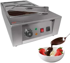 ALDKitchen Chocolate Melting Pot Manual Control 3 Tanks 12 kg of Chocolate 110V