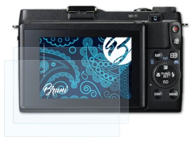 Protecteur D'écran Bruni Pour Canon PowerShot G9 - Lot De 2 Films Anti-rayures - Neuf