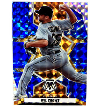 Wil Crowe 2022 Panini Mosaic Blue Camo Parallel #16 MLB Pittsburgh Pirates
