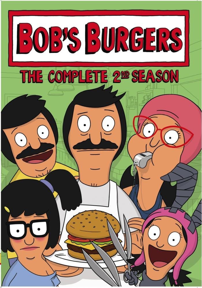 Bobs Burgers Season 2 (DVD) Dan Mintz Eugene Mirman H. Jon Benjamin John Roberts