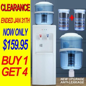 Water Cooler Dispenser Hot Cold Filter Ceramic Purifier Floor