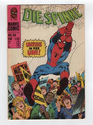 1969 MARVEL AMAZING SPIDER-MAN #68 2ND APP OF RANDY ROBERTSON RARE KEY GERMAN