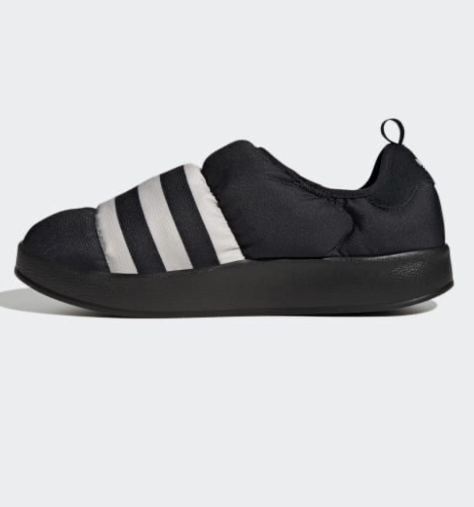 ◆adidas◆ Puppylet Black Gray GY4559 Adidas Puffylette Shoes Men's 10 Women's 11 (Core Black/Grey