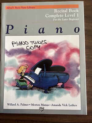 Alfred's Basic Piano Course: Recital Book Complete Level 1