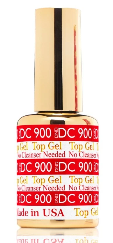 DND DC Gel 900 Top Coat No Cleanser Needed - 18ml Bottle