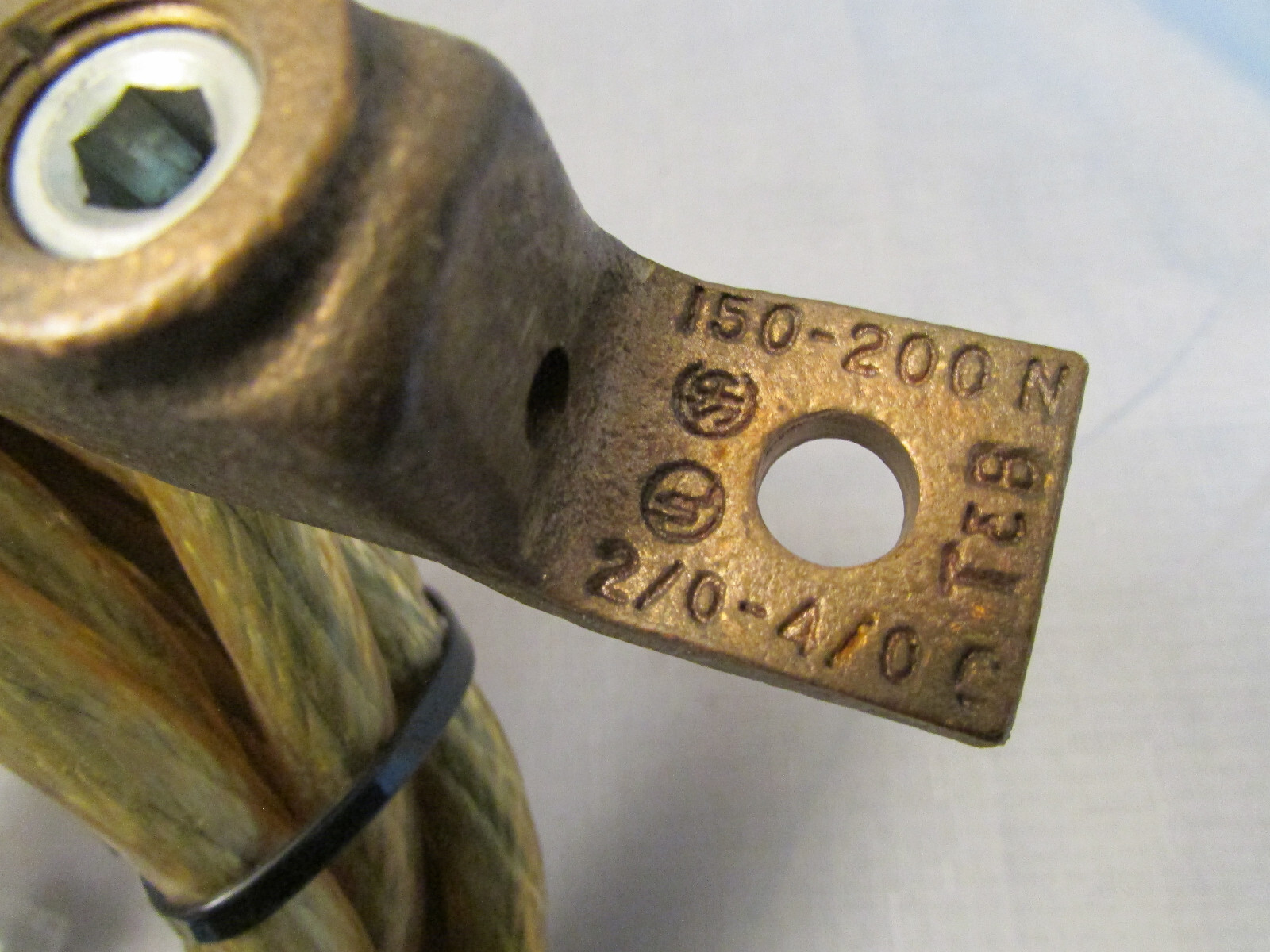 (D) Large Roll 2/0 Finely Stranded Plated Wire With Clear Insulation