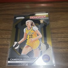 2024 WNBA Monopoly Prizm CAMERON BRINK Black Icons #WNBA6