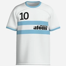 Philadelphia Atoms - 1973 home soccer jersey Replica Retro shirt, NASL LEAGUE