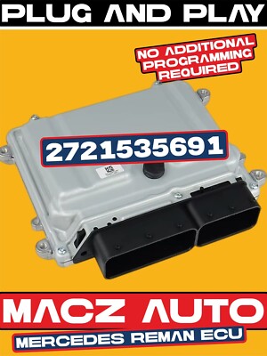   08-12 Mercedes C300 W204 Engine Control Module Computer A2721535691