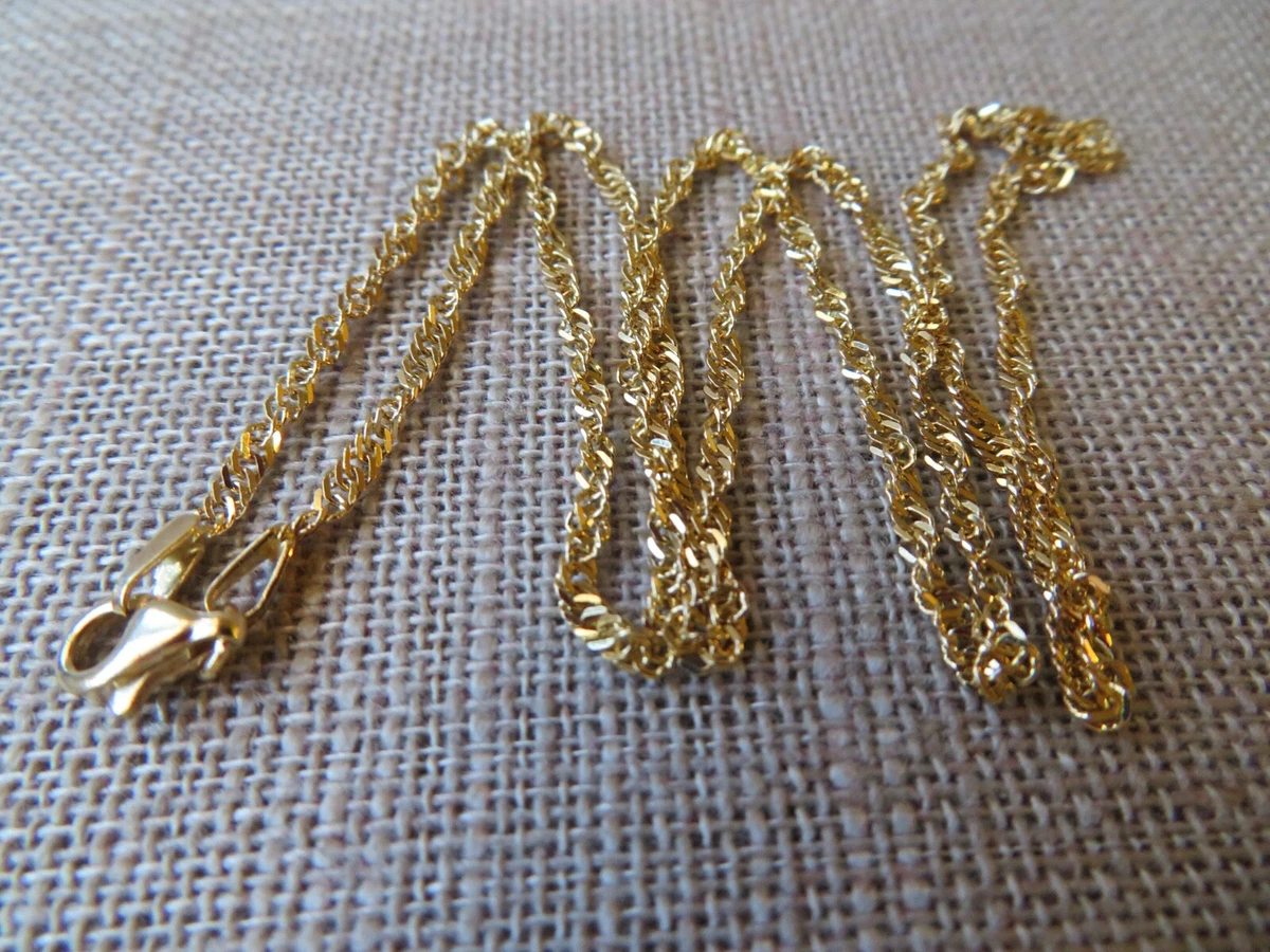 14k singapore chain deals
