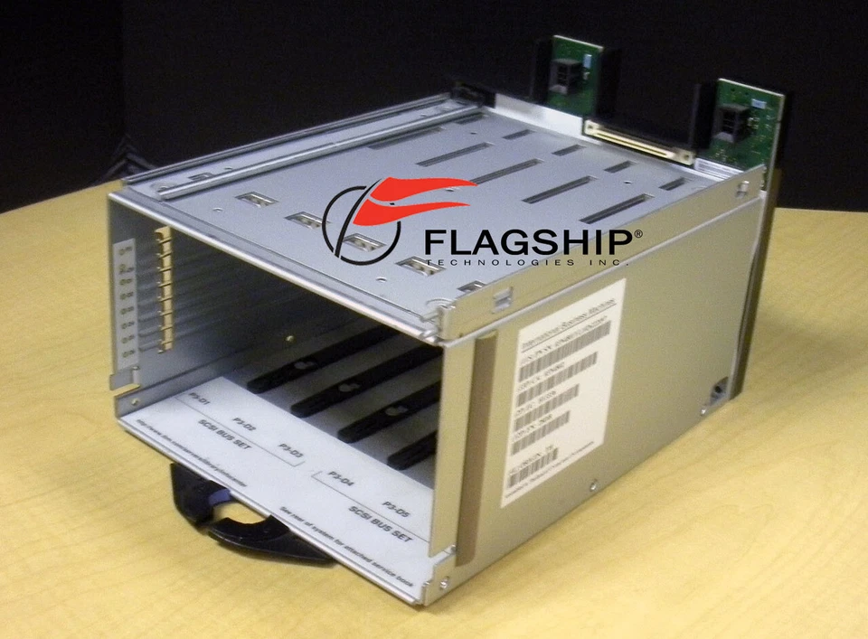 IBM 03N4801 Ultra320 SCSI 6-pack Disk Unit Backplane 570 561 pSeries - Image 3 of 4