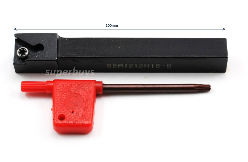 SER1212H16 B Lathe Thread Threading Turning Tool Boring Bar Holder For 16ER 3/8" - Image 3 of 3