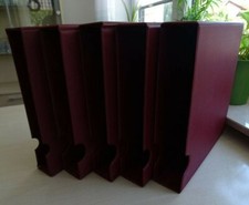 Borek, 5 weinrote Schuber