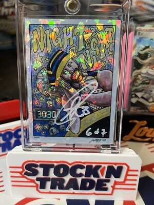 Stephen Curry Auto + Fingerprint Auto 2024 Canvas Marketing Night Night Card /6
