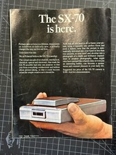 POLAROID SX-70 Brochure - ORIGINAL Vintage 1972 Sales Brochure - 16 Pages