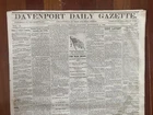 5 Civil War Newspapers, Davenport Gazette, 1863.  2nd Iowa Cavalry, Quantrill
