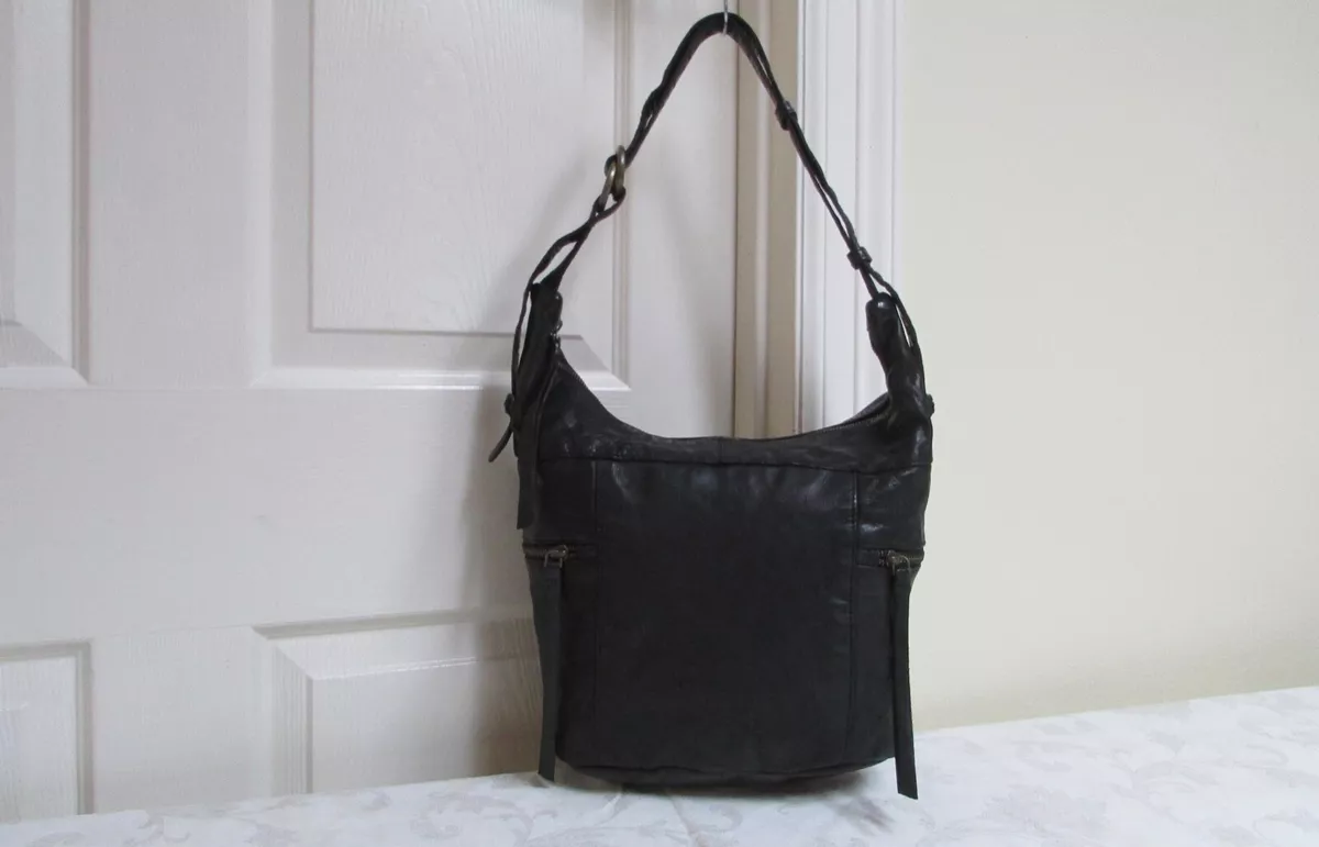 Frye And Company Jolie Washed Leather Hobo Shoulder Bag Purse