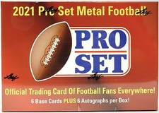 2021 Panini Leaf Pro Set Metal Factory Sealed Hobby Box - 6 Autos Per Box Avg