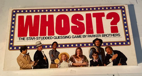 1976 WHOSIT? Vtg Board game Parker Bros  No.50 Deduction Guessing Game.