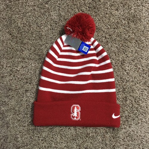 Nike Stanford Winter Beanie Hat Pom Pom 